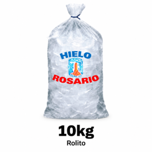 Hielo Rosario - Bolsa de hielo 10 kg - Rolito