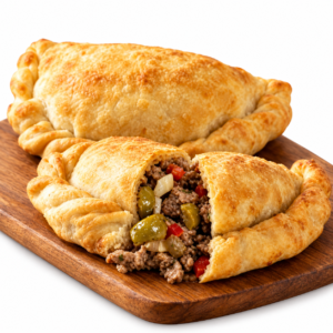 Empanada congelada de carne con aceitunas