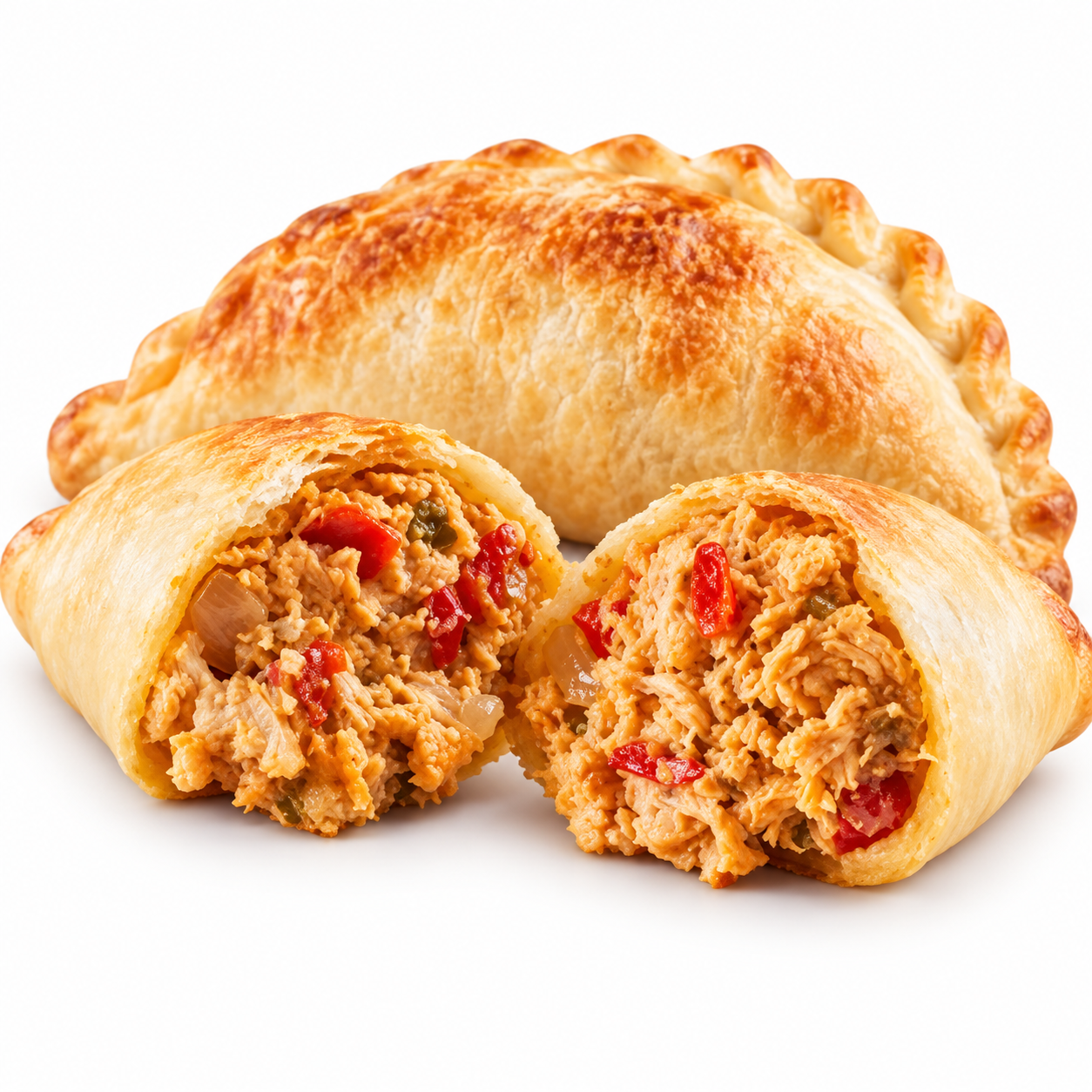 Empanada congelada de pollo con morrón