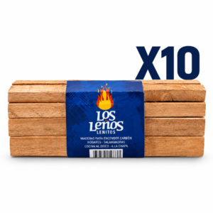Los Leños - Leña para encender - Pack x10