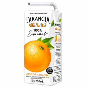 L'Arancia - Jugo de naranja 200 ml