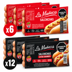 La Muñeca - Salchichas - Presentaciones x6 y x12